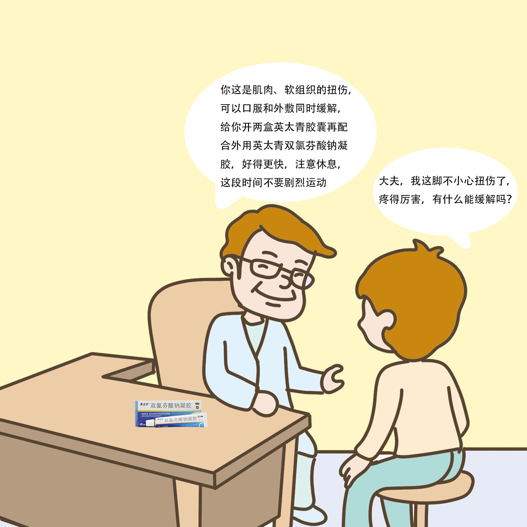 吃什麽藥物緩解腳扭傷疼痛？聽聽大夫的回答