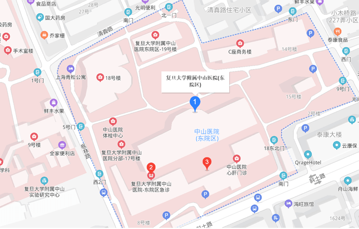 複旦中山醫院地址